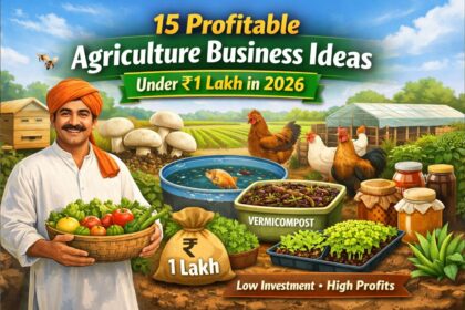 15 Profitable Agriculture Business Ideas Under ₹1 Lakh in 2026