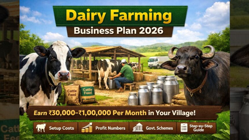 Dairy Farming Business Plan in India 2026