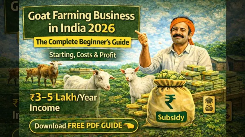 Goat Farming Business in India