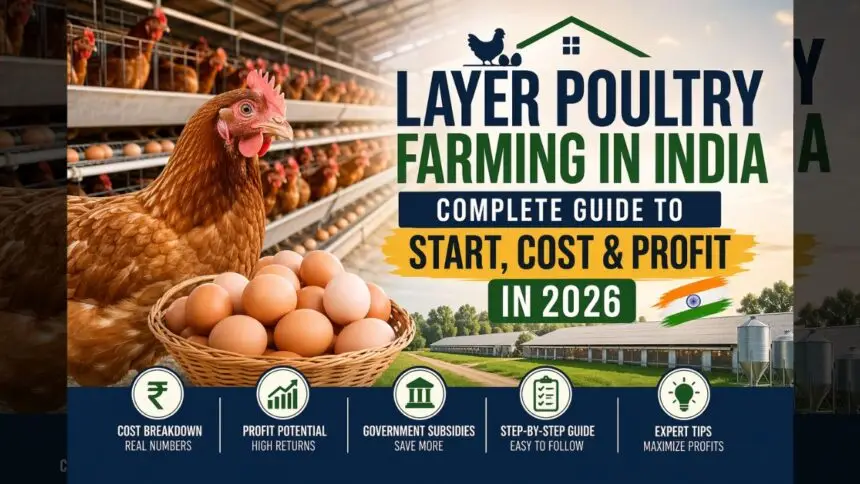 Layer Poultry Farming in India: Complete Guide to Start, Cost & Profit in 2026