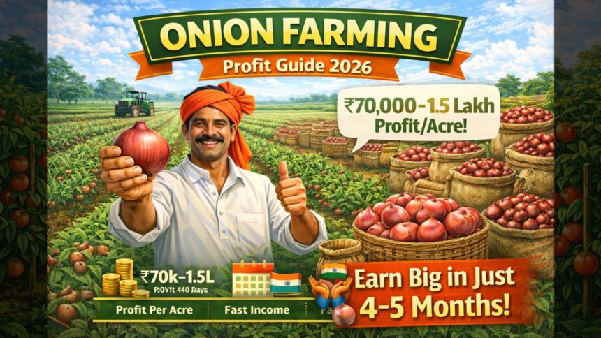 Onion Farming in India 2026