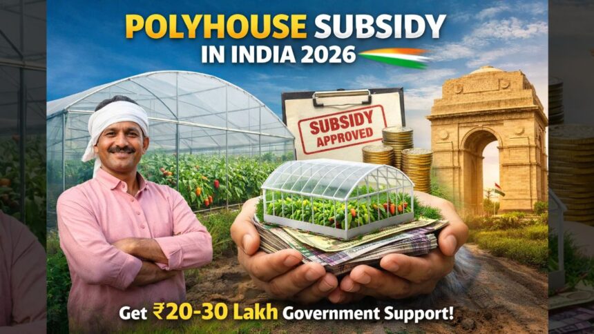 Polyhouse Subsidy in India 2026