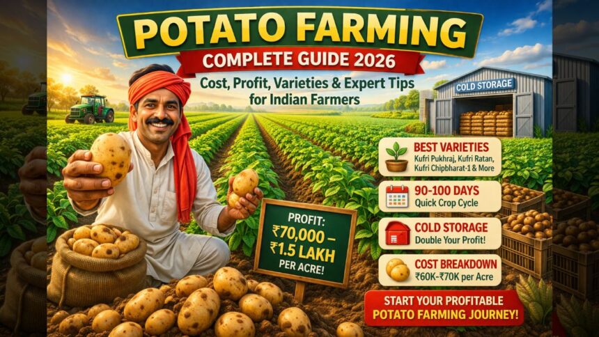 Potato Farming in India Complete Guide to Cost, Profit & Step-by-Step Process (2026)