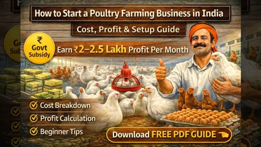 How to Start a Poultry Farming Business in India