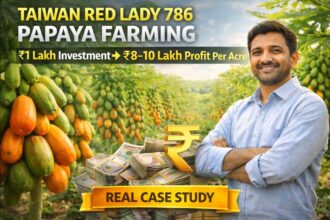 Taiwan Red Lady 786 Papaya Farming