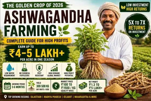 Ashwagandha Farming in India 2026