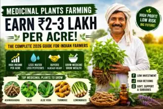 Medicinal Plants Farming in India 2026