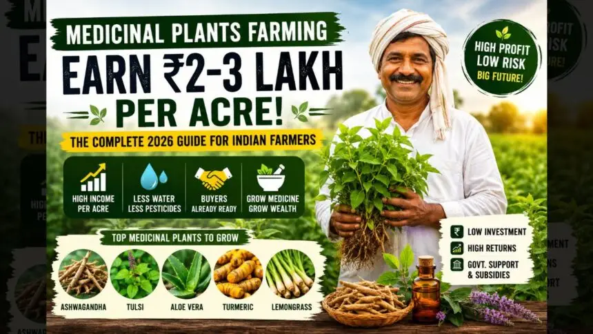 Medicinal Plants Farming in India 2026