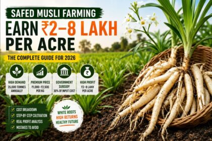 Safed Musli Farming in India 2026
