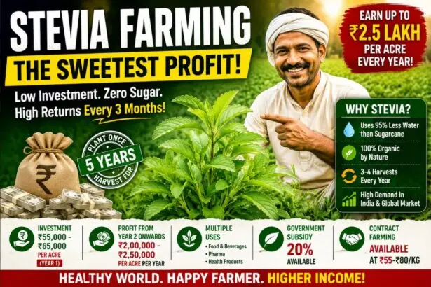 Stevia Farming in India 2026