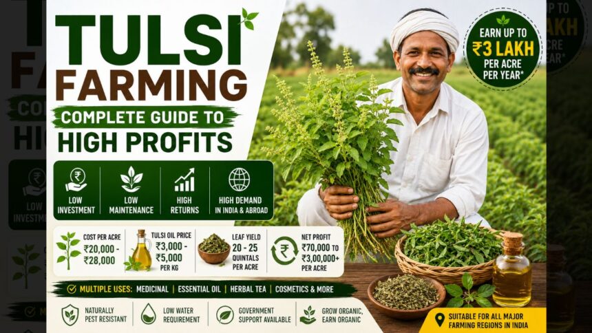 Tulsi Farming in India 2026