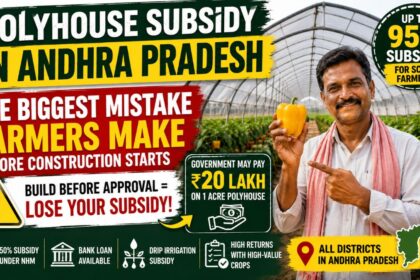 Polyhouse subsidy in Andhra Pradesh