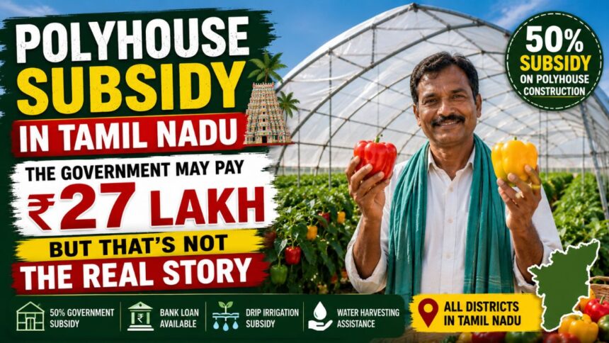 Polyhouse subsidy in Tamil Nadu