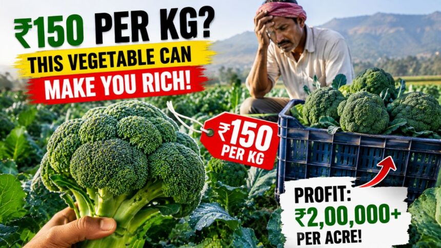 Broccoli Farming in India: Profit, Cost, Price & Market Risks