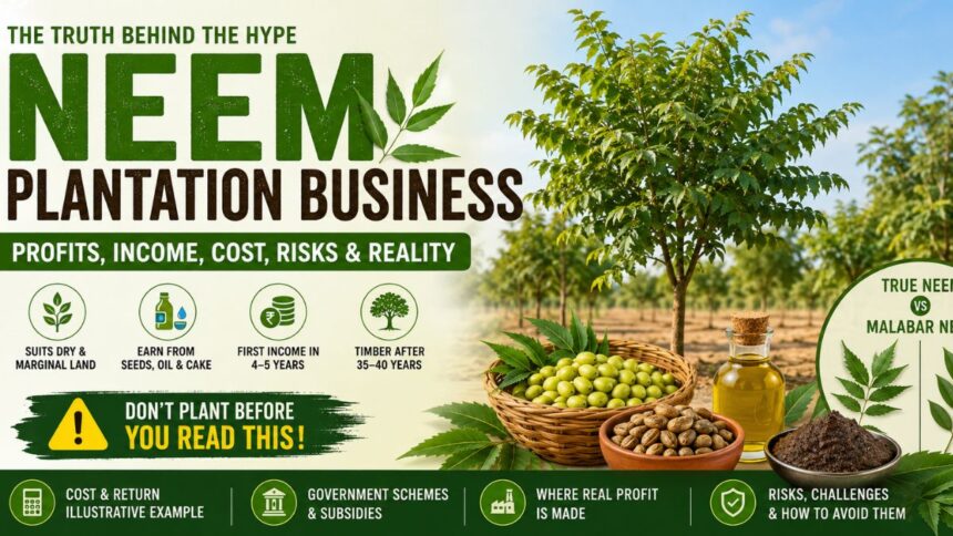 Neem Plantation Business: The Truth About Profits, Income & Why Most Farmers Get It Wrong