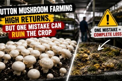 button mushroom farming